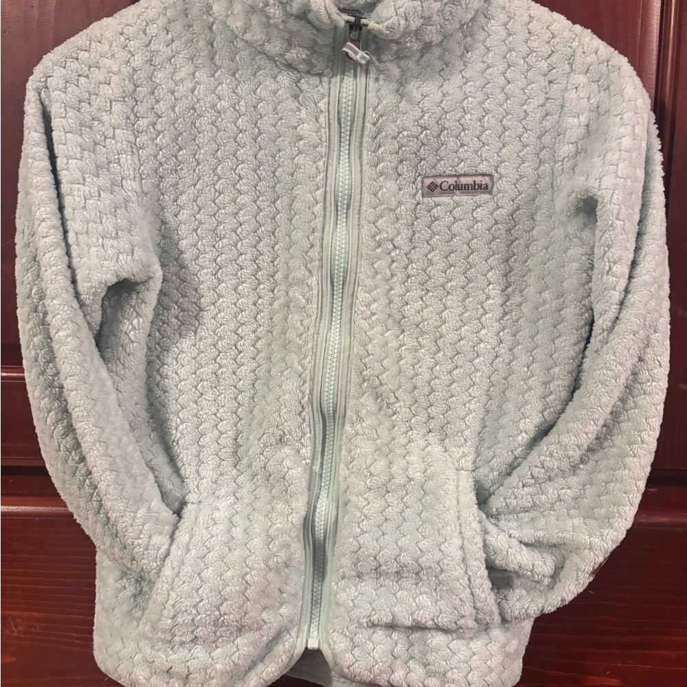 Columbia Light Blue Fleece Jacket
